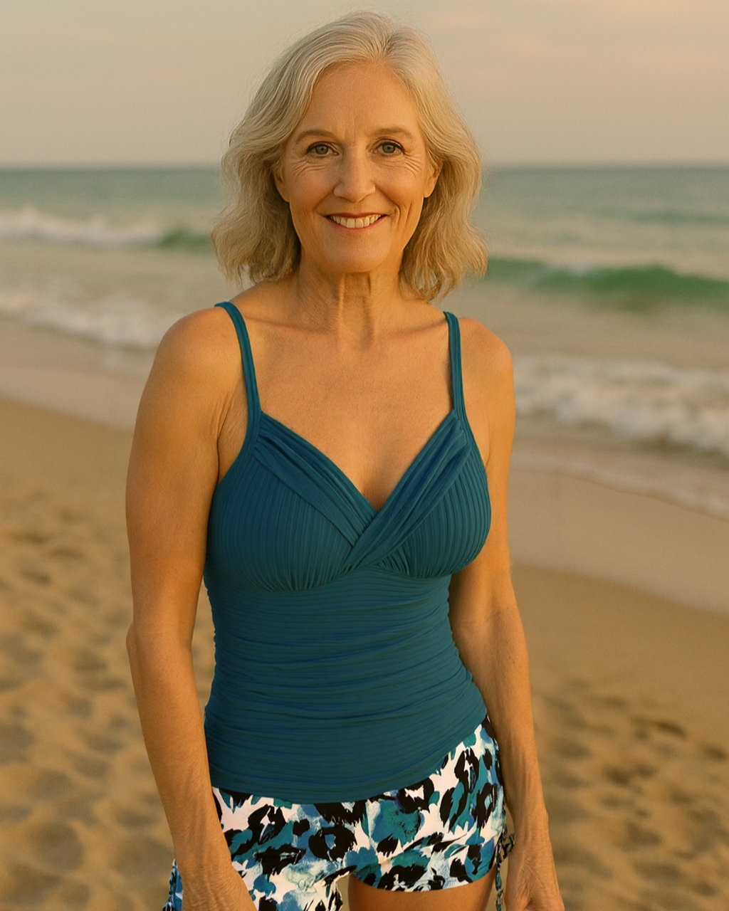 Vivi - Elegant Leopard Tankini Sæt