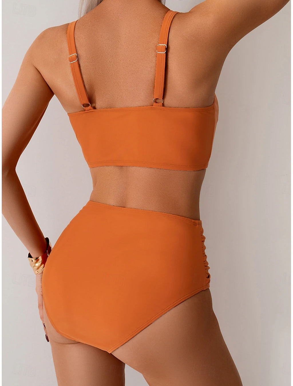 Lisbeth - Rynket Stof Bikini